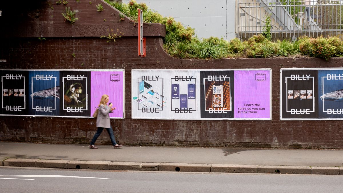 Billy Blue street posters