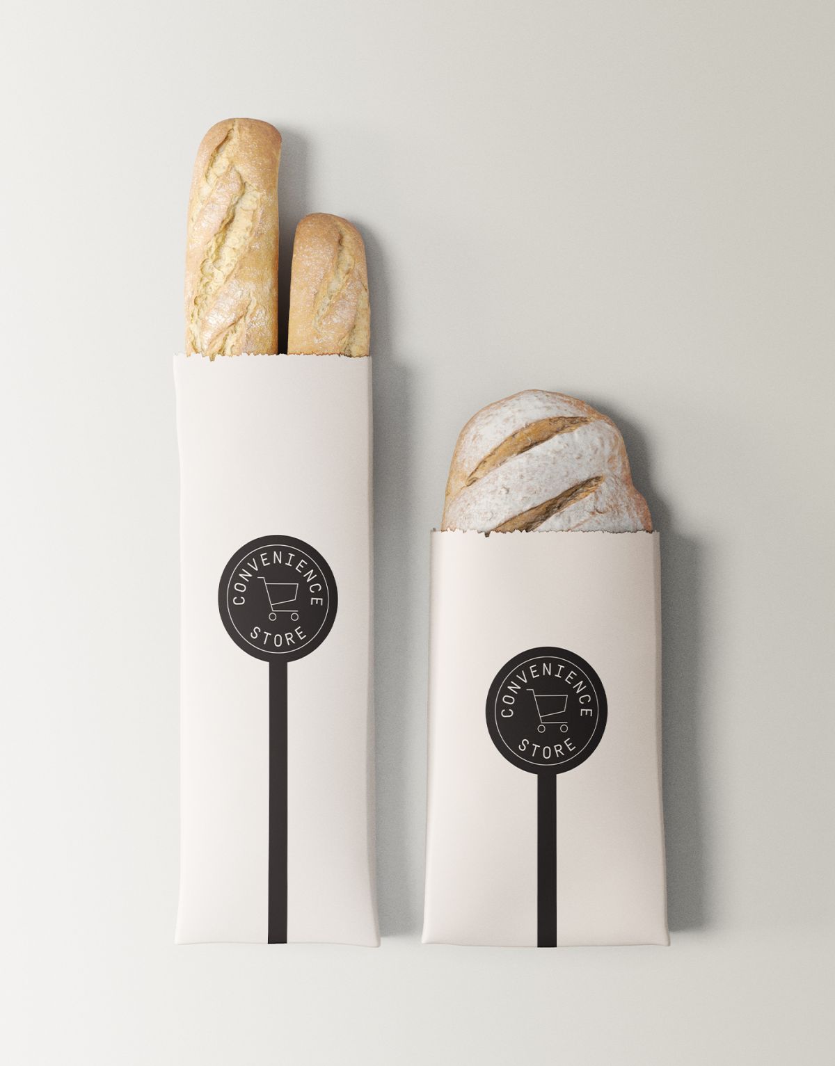 Macquaire Sqaure graphic branding on packaging