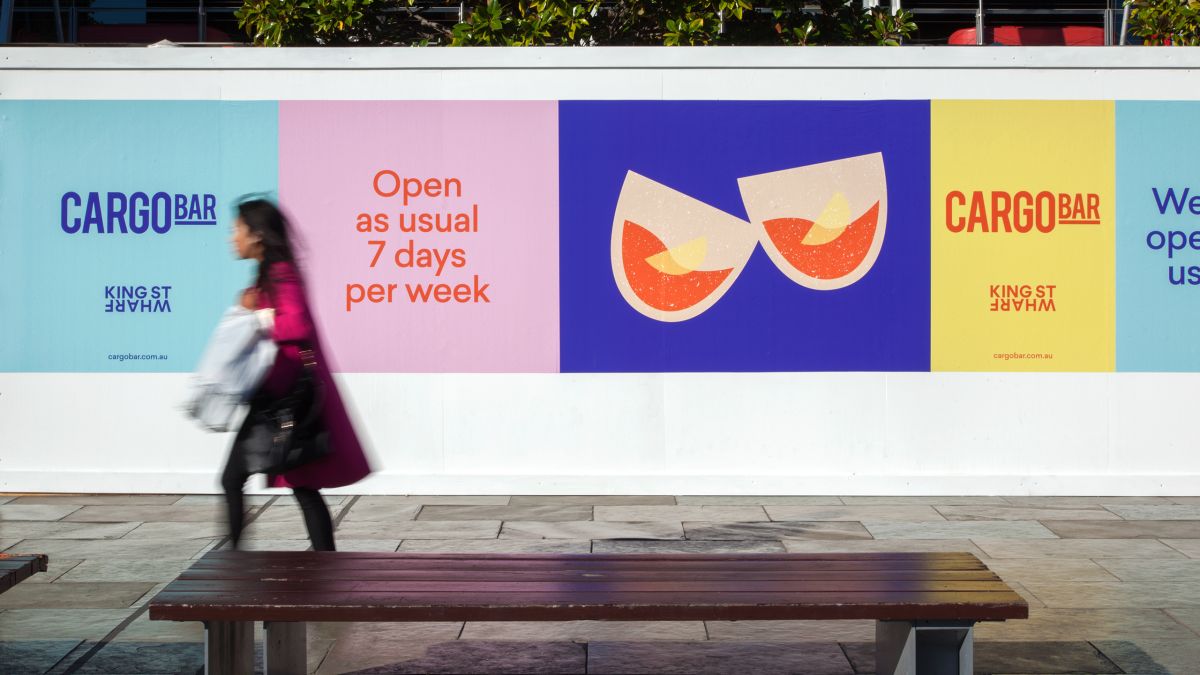 King Street Wharf hoarding