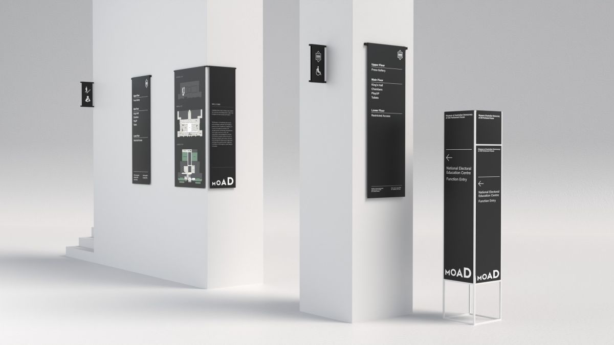 MoAD wayfinding render