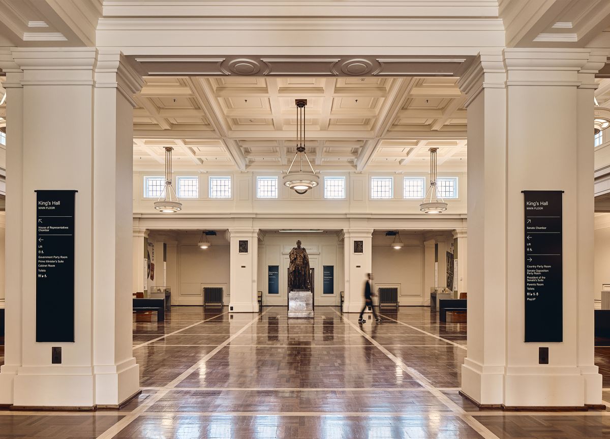 Kings Hall inside Old Parliament House