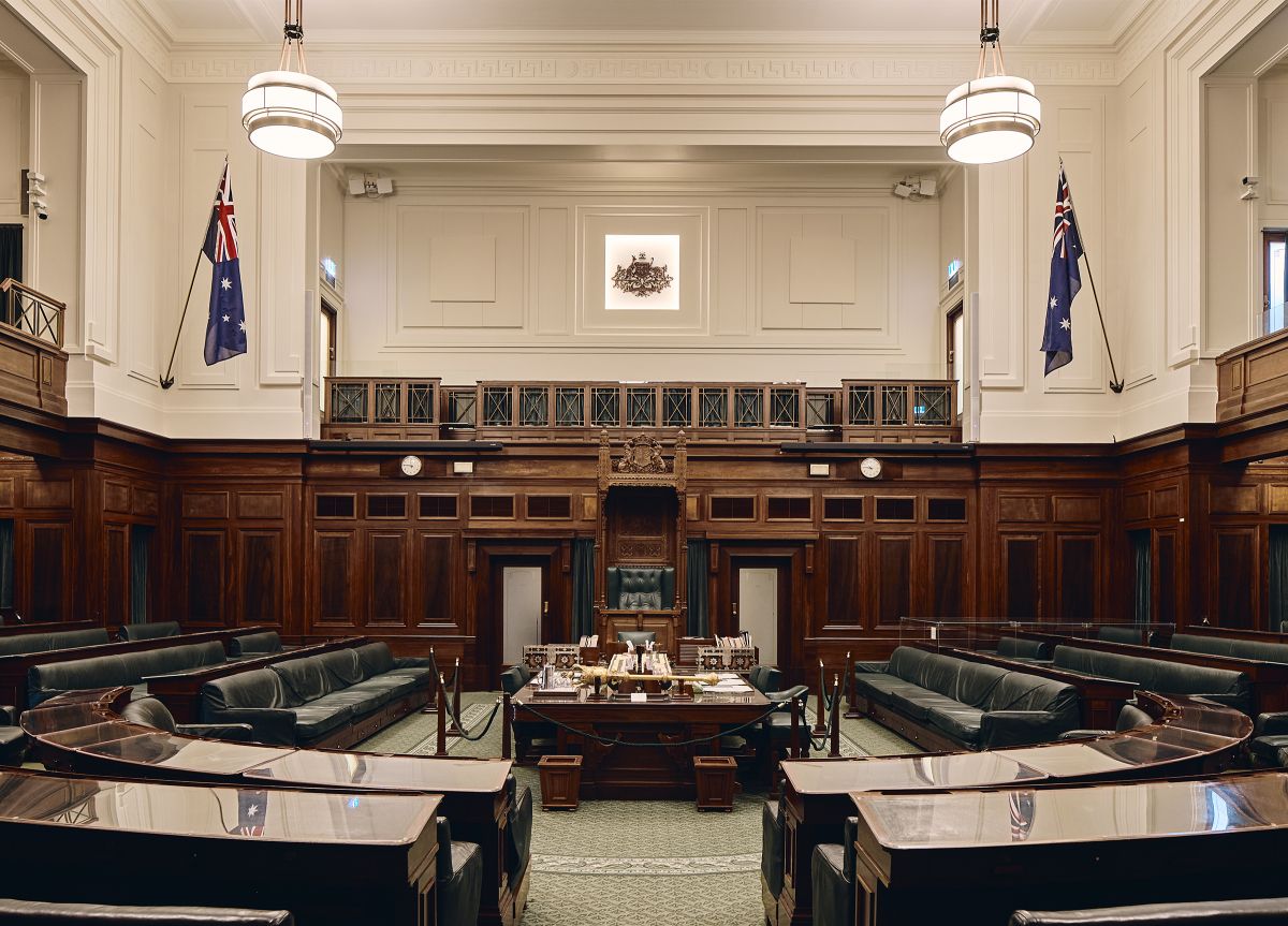Courtroom inside Old Parliament House