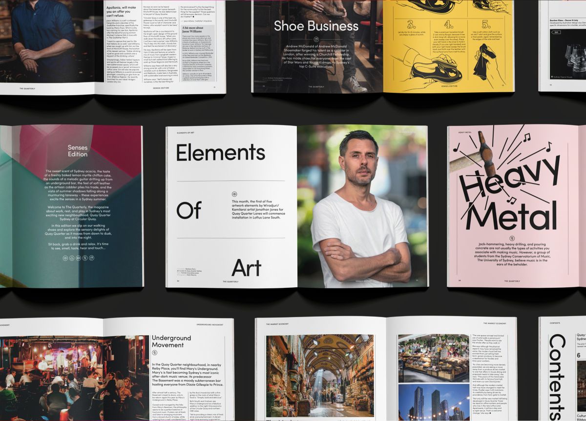 Quay Quarter magazines