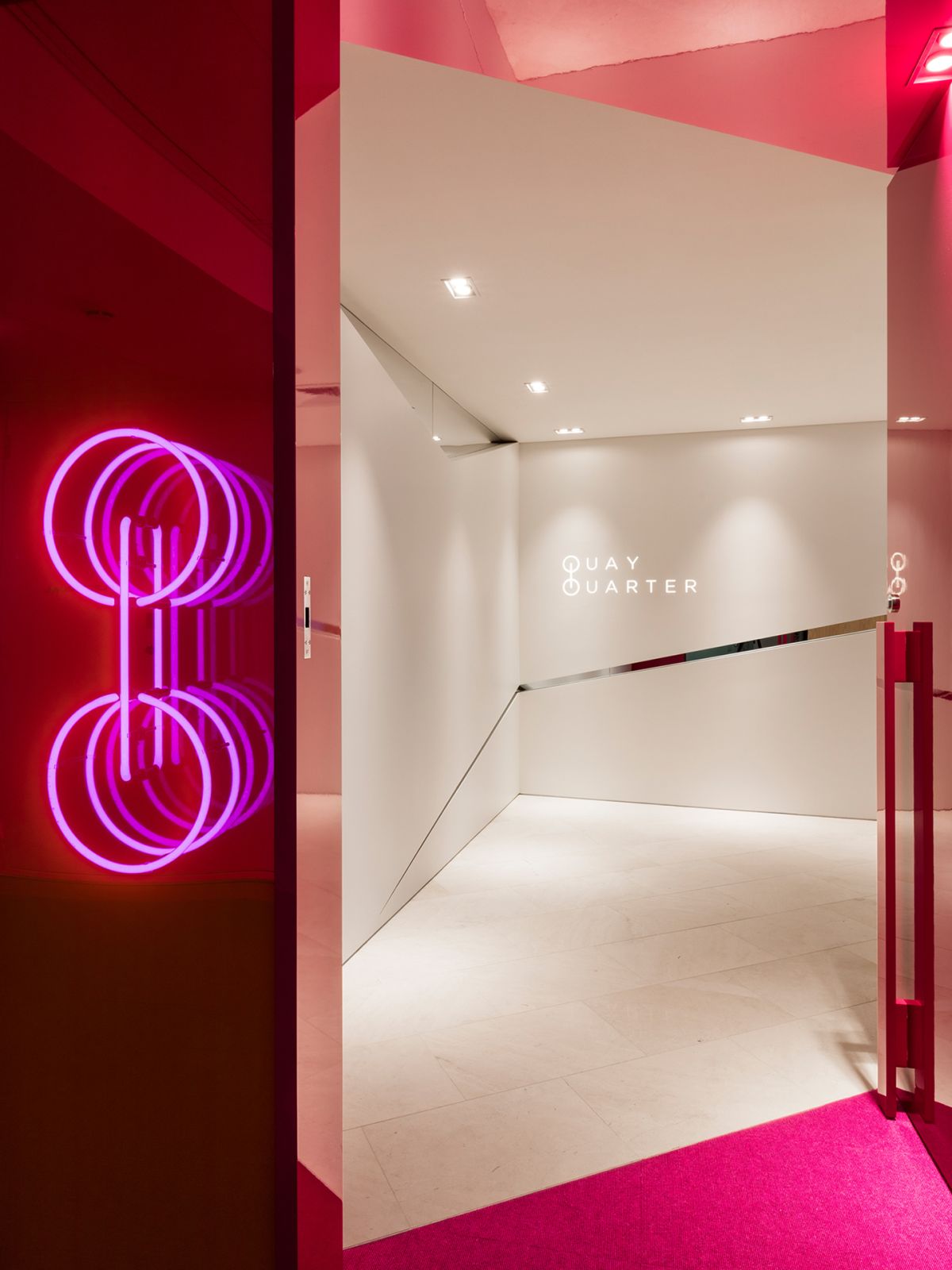 Quay Quarter neon indoor signage