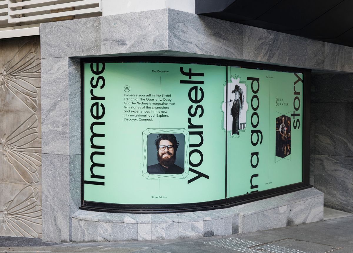 Quay Quarter outdoor poster