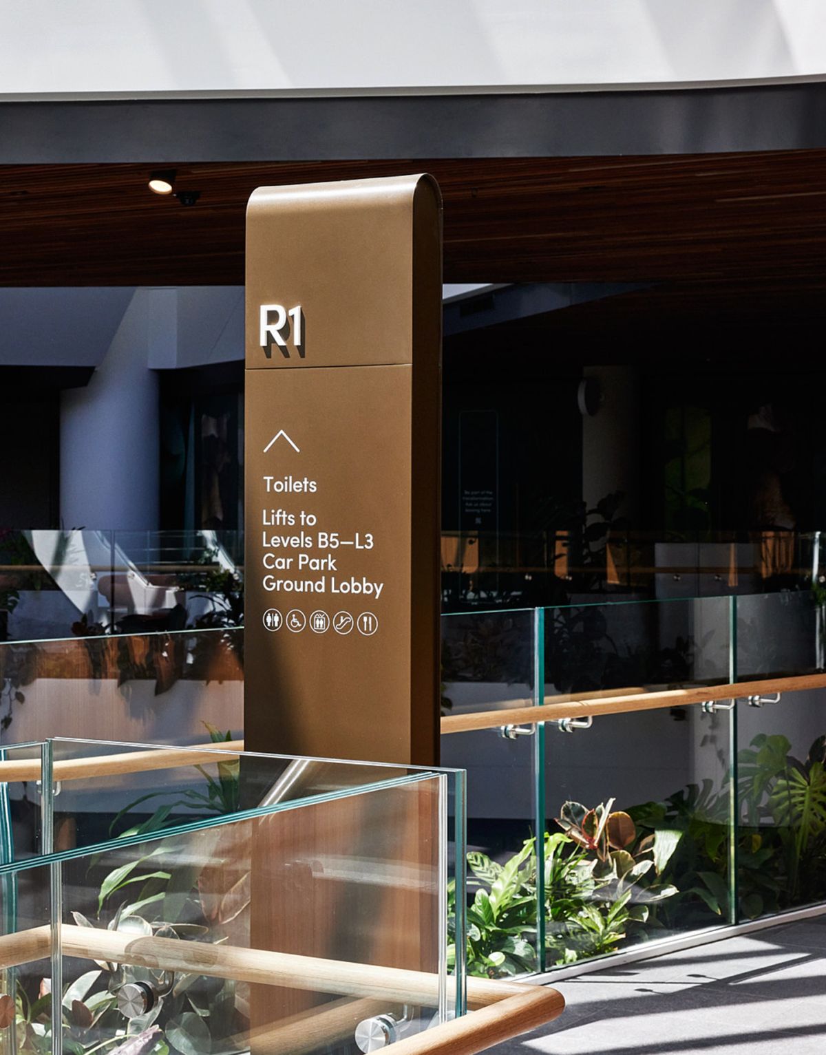 Quay Quarter signage in food court