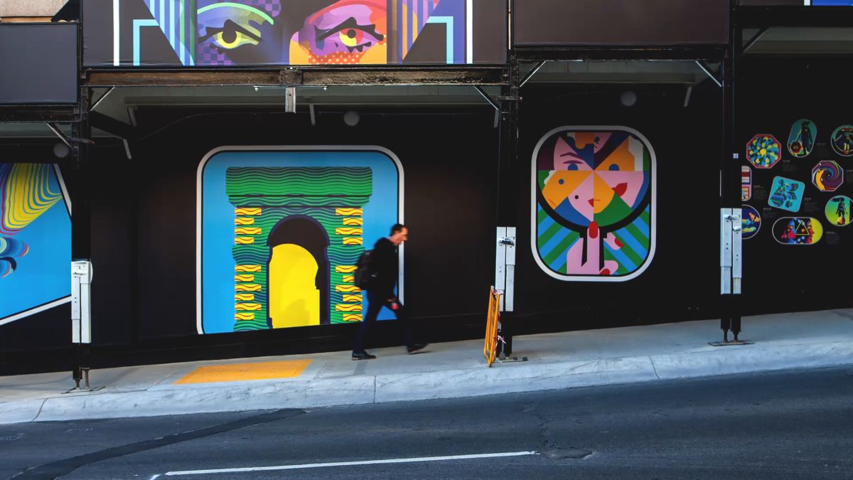 Quay Quarter outdoor hoarding