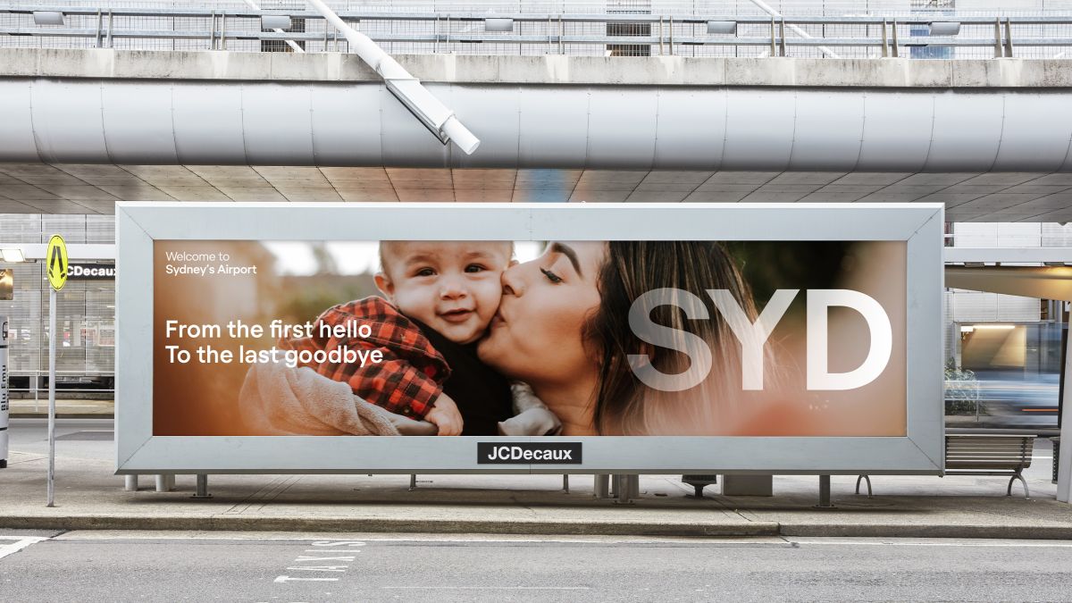 Sydney Airport outdoor display