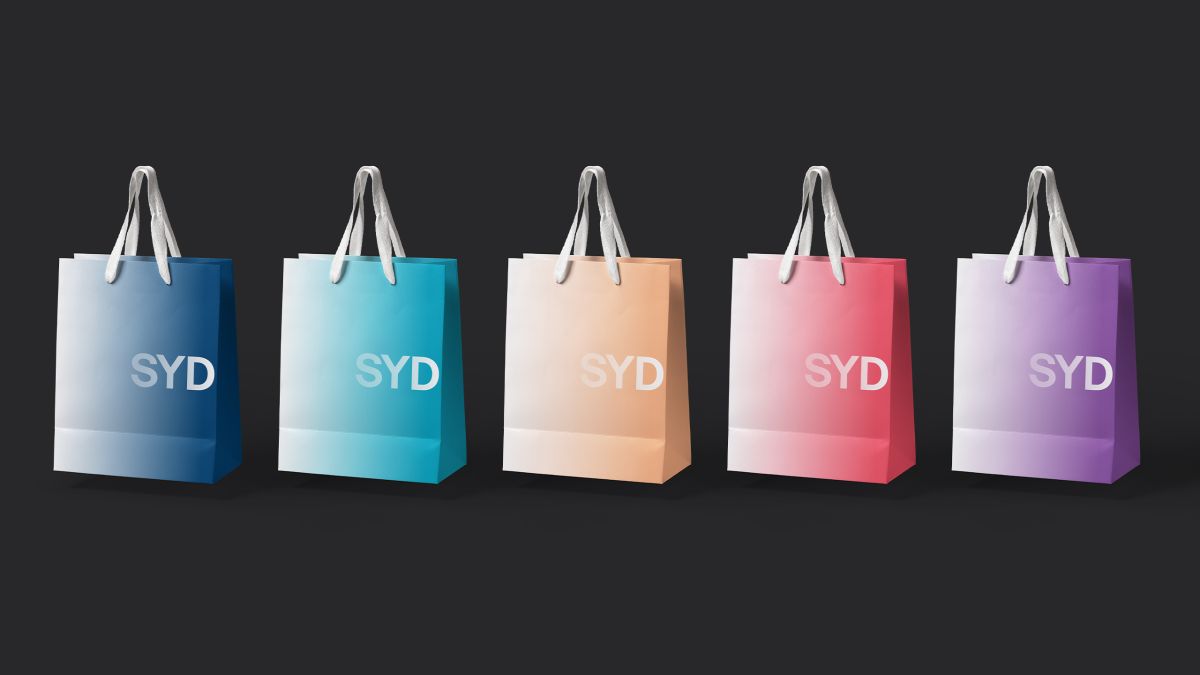 Sydney Airport coloured bags