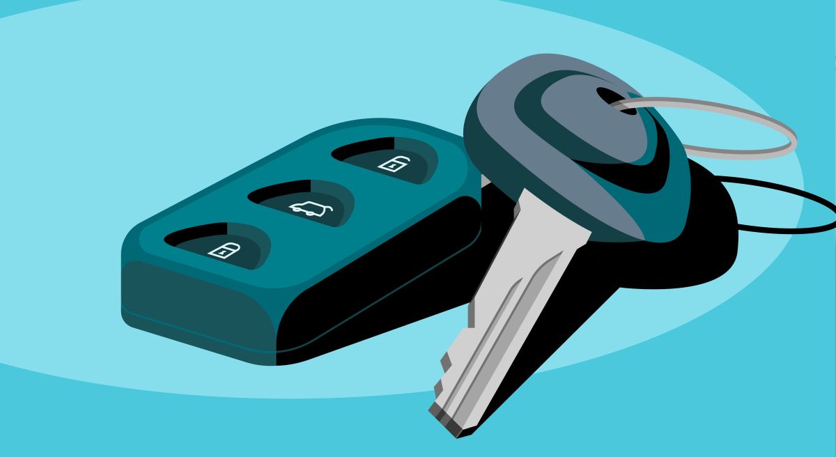 Uber Carshare key illustration