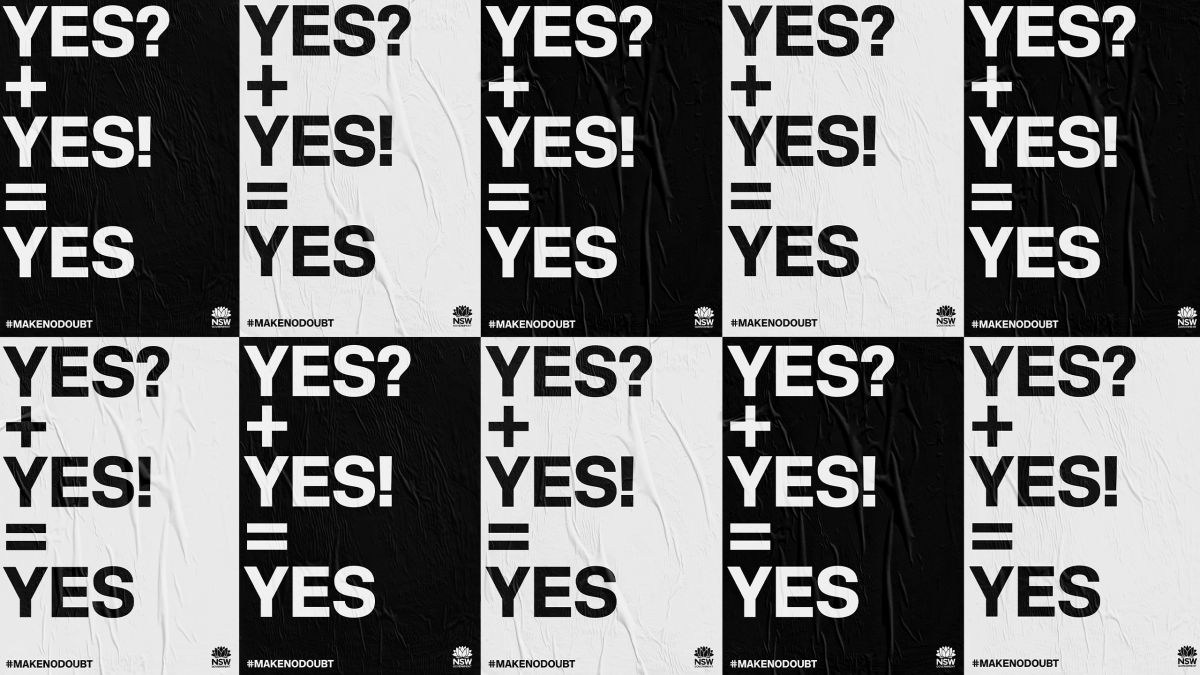 YES campaign bill posters